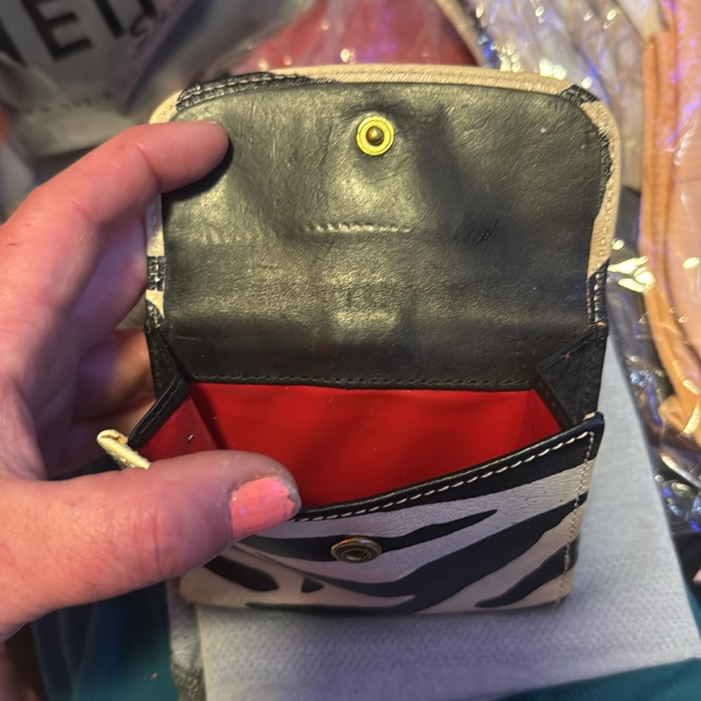 EUCDooney & Bourne zebra print Wallet - Picture 2 of 9
